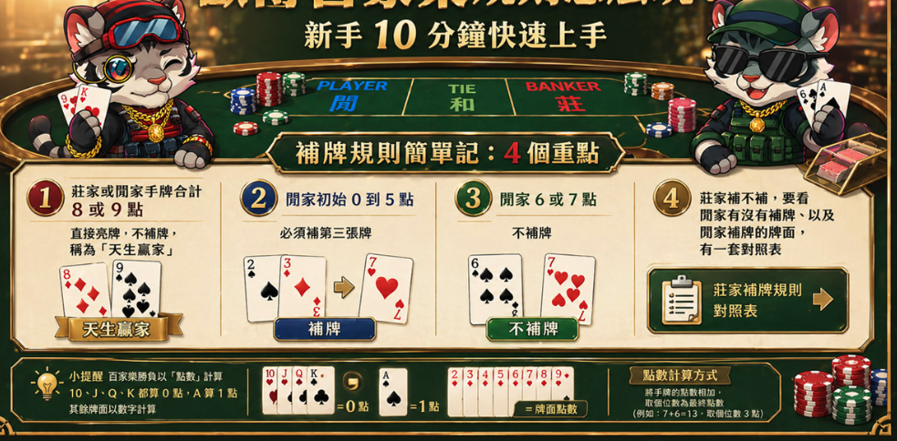 歐博百家樂玩法規則